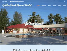 Tablet Screenshot of goldenbeachchaungtha.com